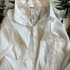 Victoria's Secret White Button Down Shirt